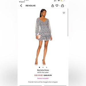 Revolve- floral dress